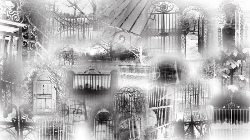 Collage of Gates and Fences