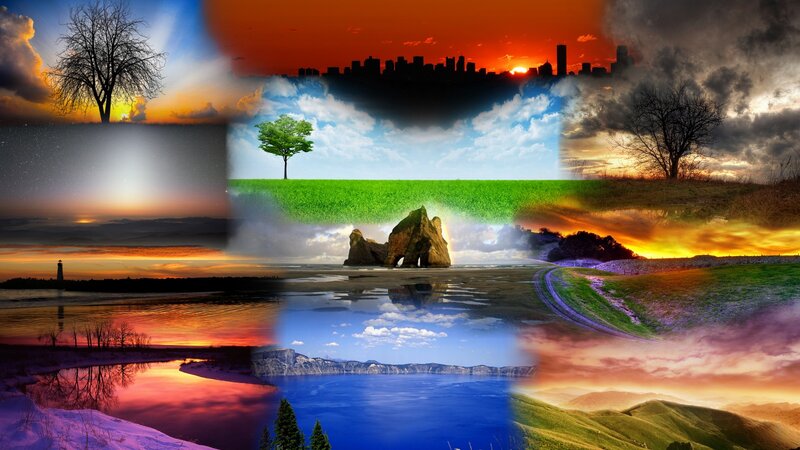 Collage of Landscapes