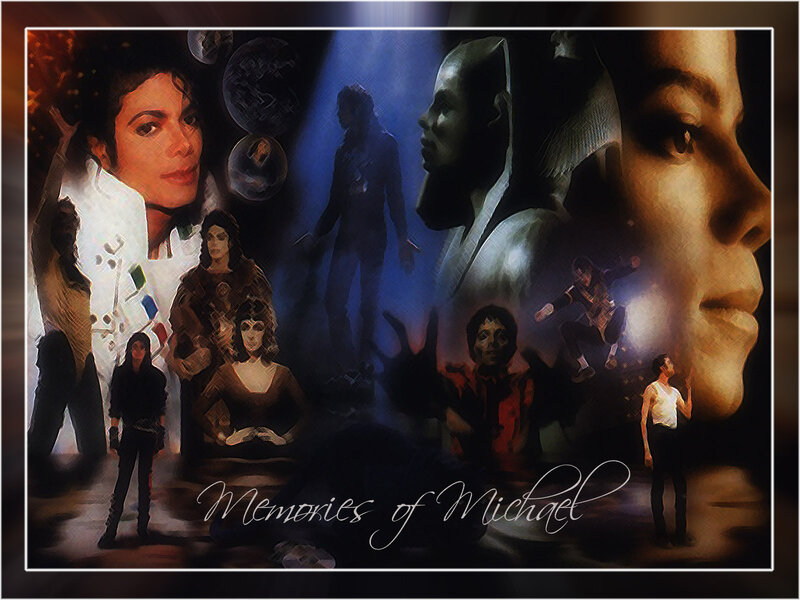 Collage of Michael Jackson
