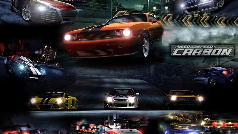 Collage of Racing Cars — Black, Dramatic