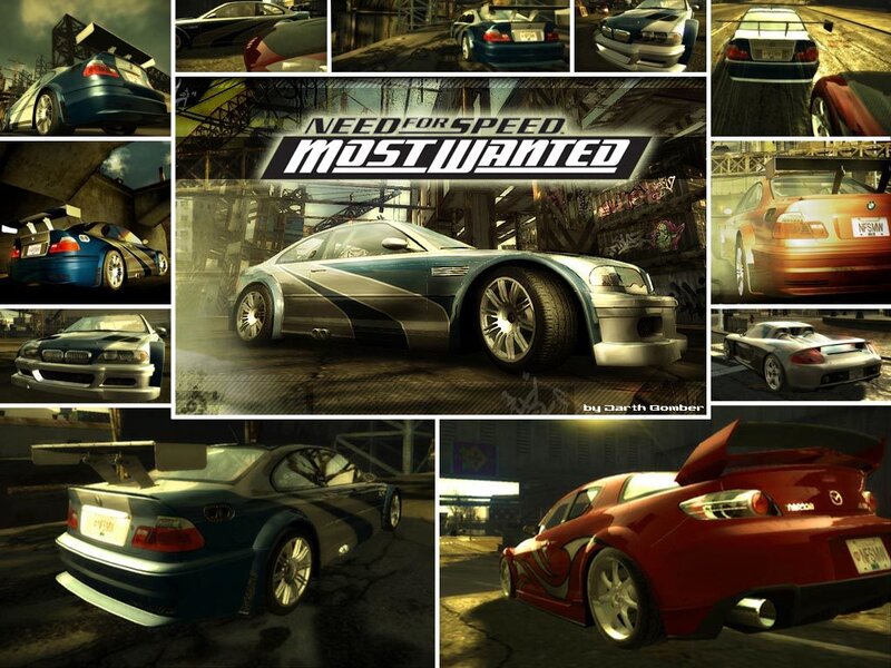 Collage of Racing Cars