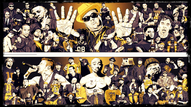 Collage of Rappers