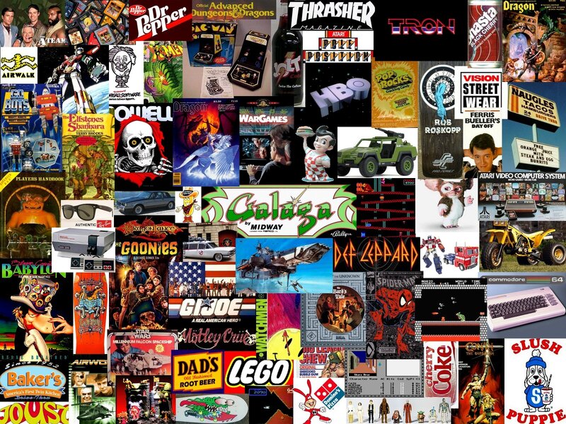 Collage of Retro Media