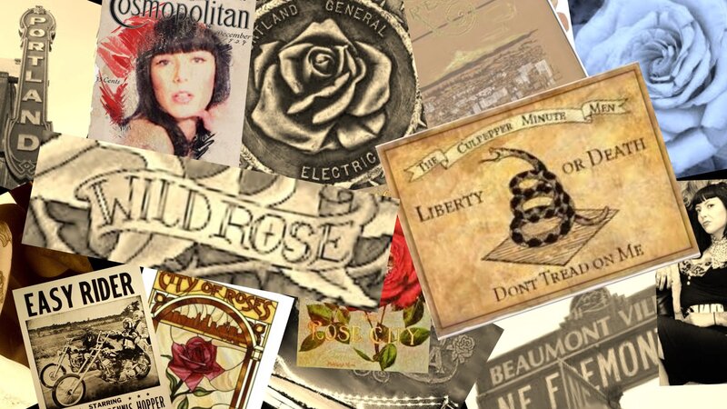 Collage of Rose-themed Items