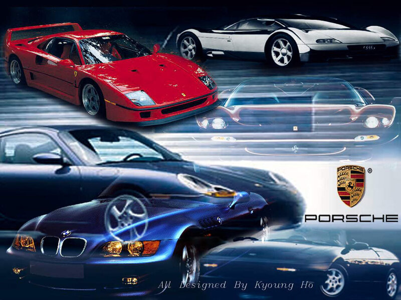 Collage of Sports Cars