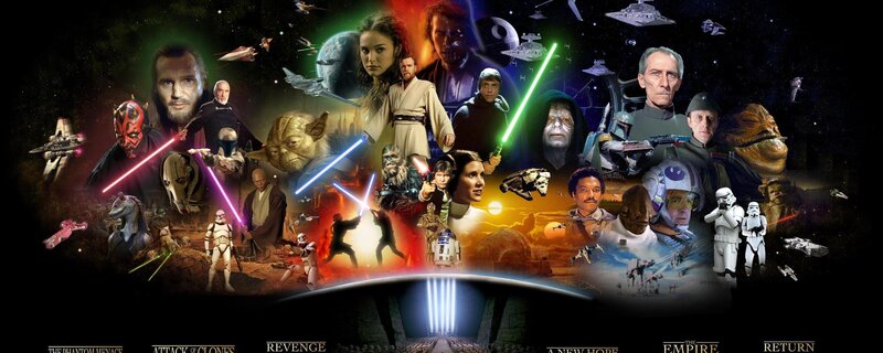 Collage of Star Wars Characters