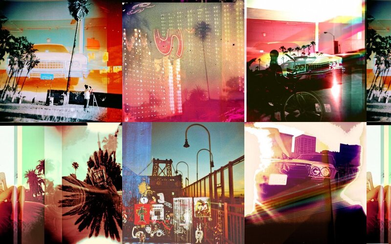 Collage of Urban Scenes — Pink