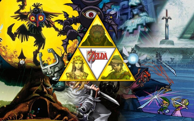 Collage of Video Game Characters — Yellow