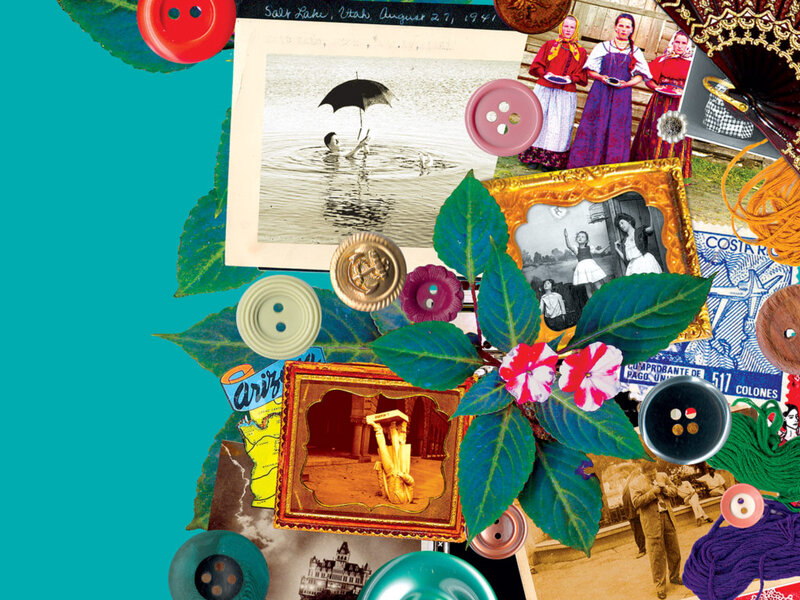Collage of Vintage Items