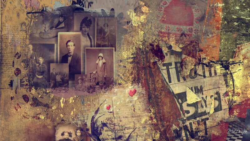 Collage of Vintage Photos