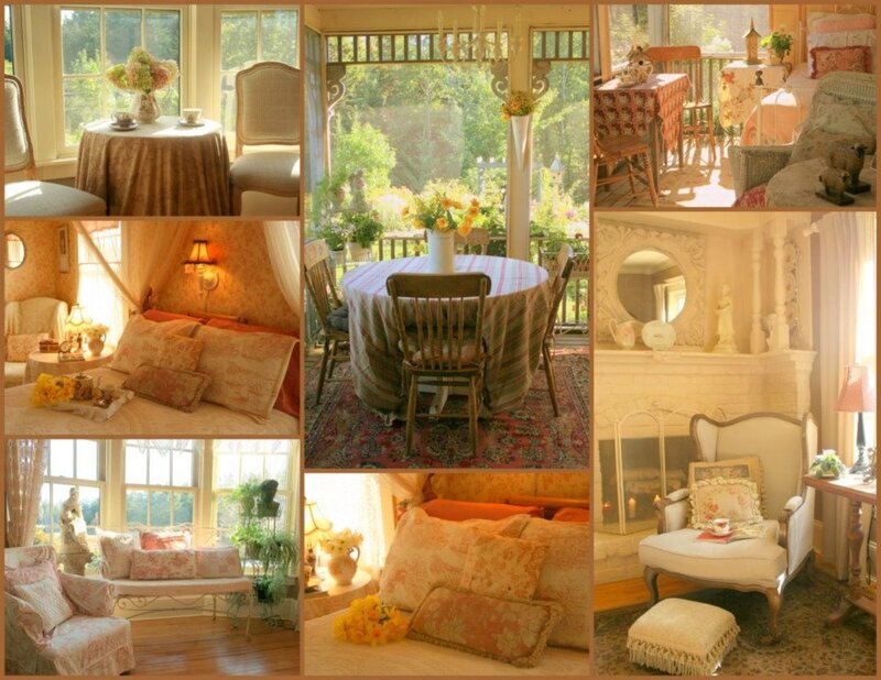 Collage of Vintage Rooms