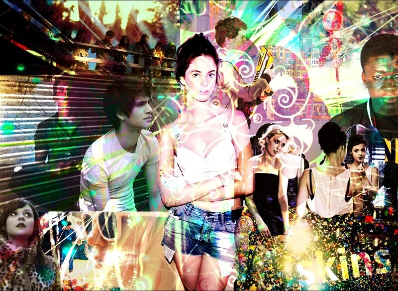 Collage of youth and city life