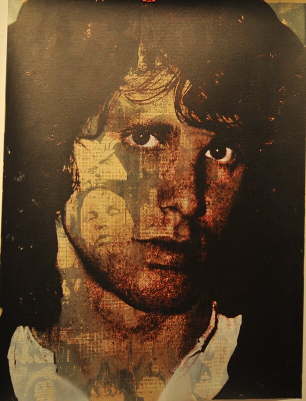 collage portrait of a man