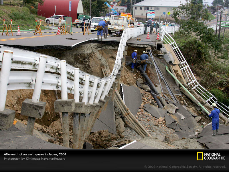 Collapsed Road Bridge
