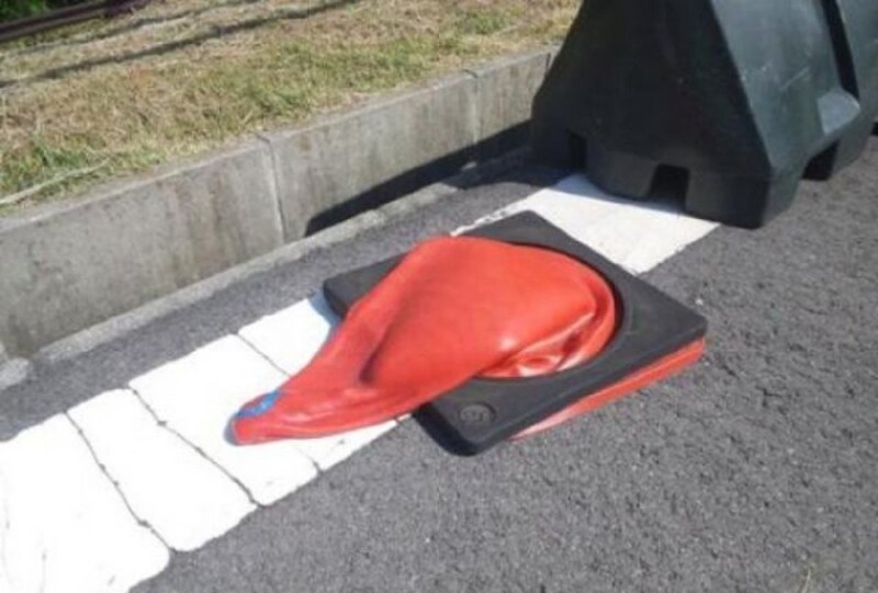 Collapsed Traffic Cone