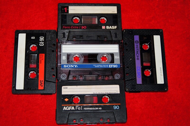 Collection of Audio Cassettes