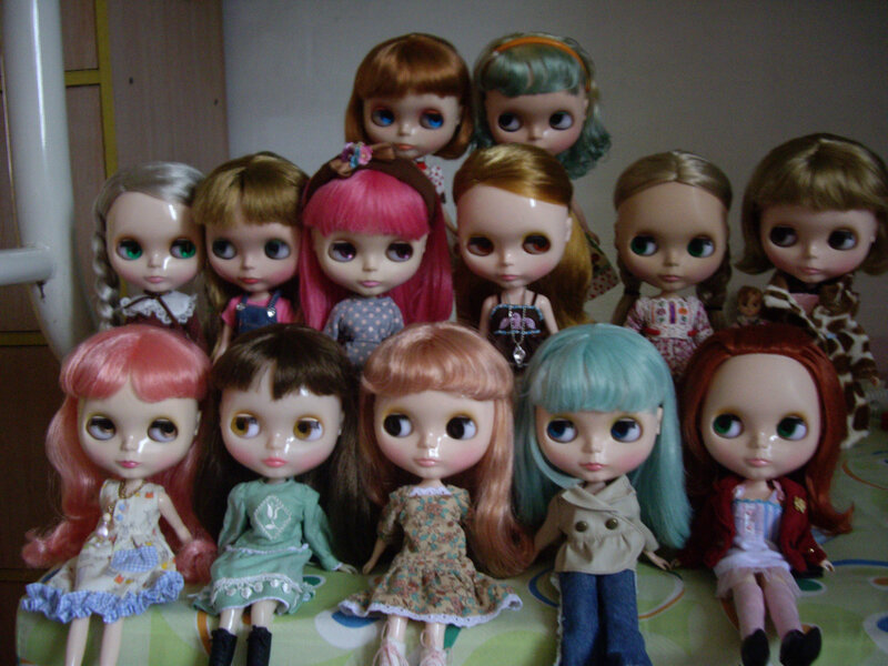 Collection of Blythe Dolls