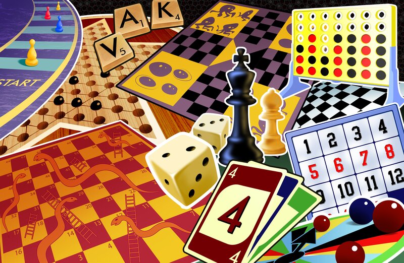 collection of board games