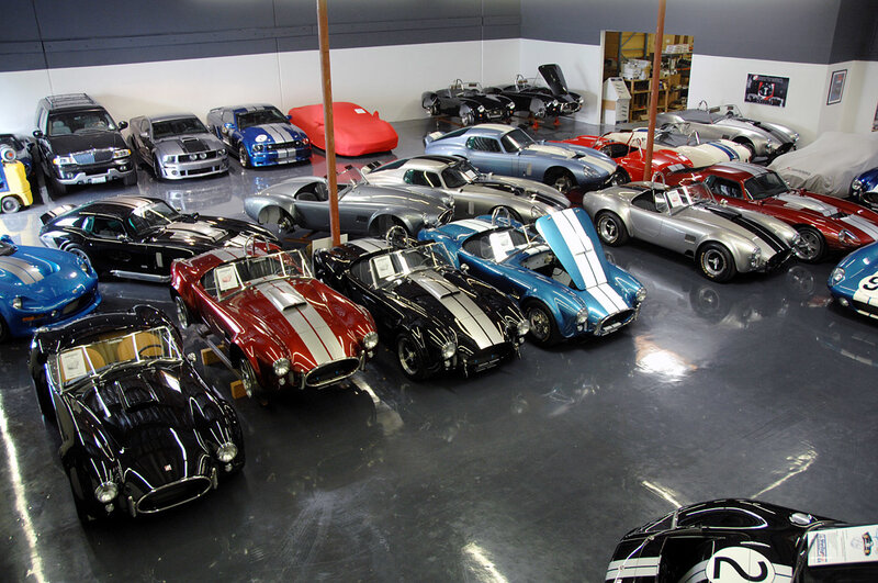 Collection of classic sports cars