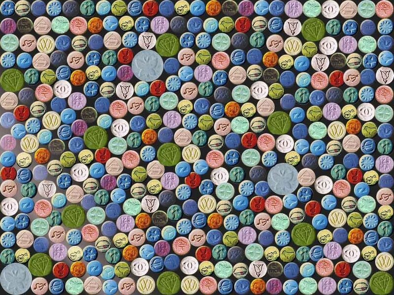 collection of colorful pills