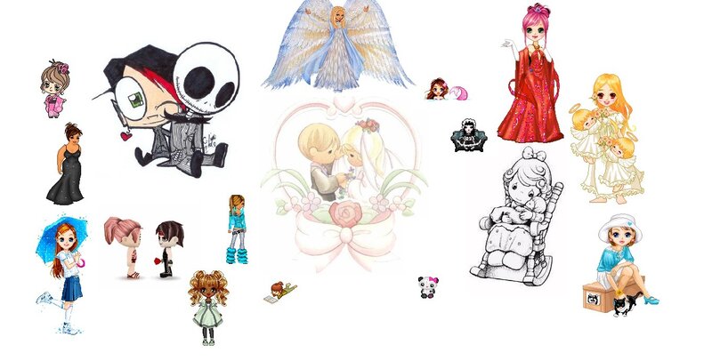 Collection of Digital Characters