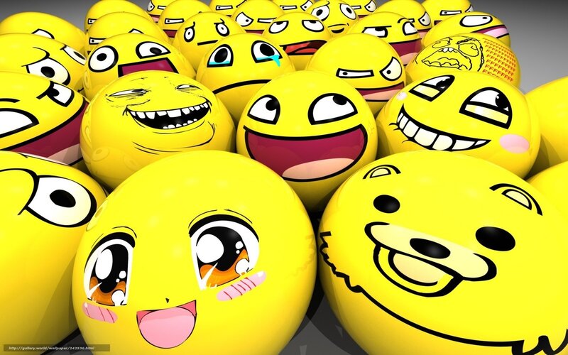 collection of emoji balls
