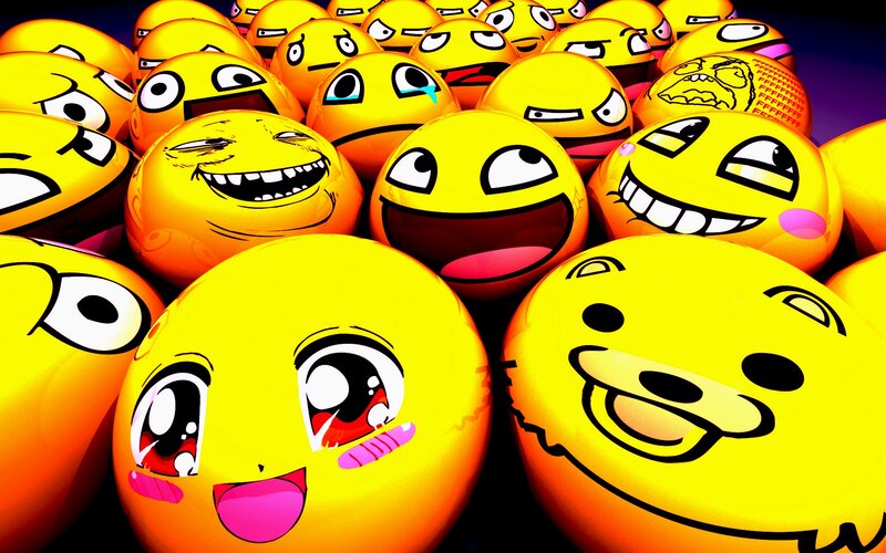 collection of emoji faces