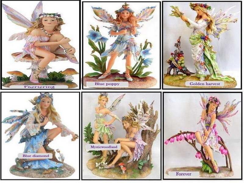 Collection of fairy figurines