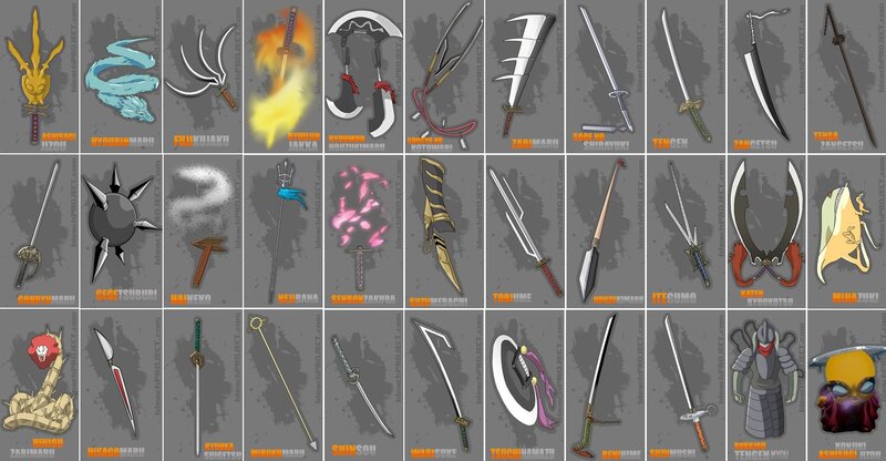 Collection of Fantasy Swords