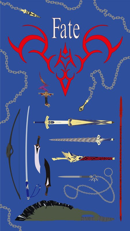 Collection of Fantasy Weapons — Blue, Dramatic