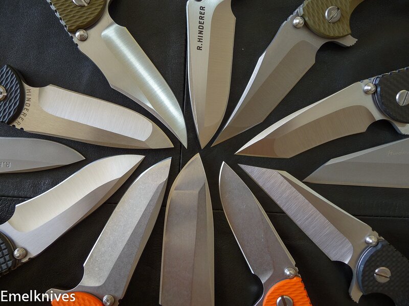 collection of folding knives