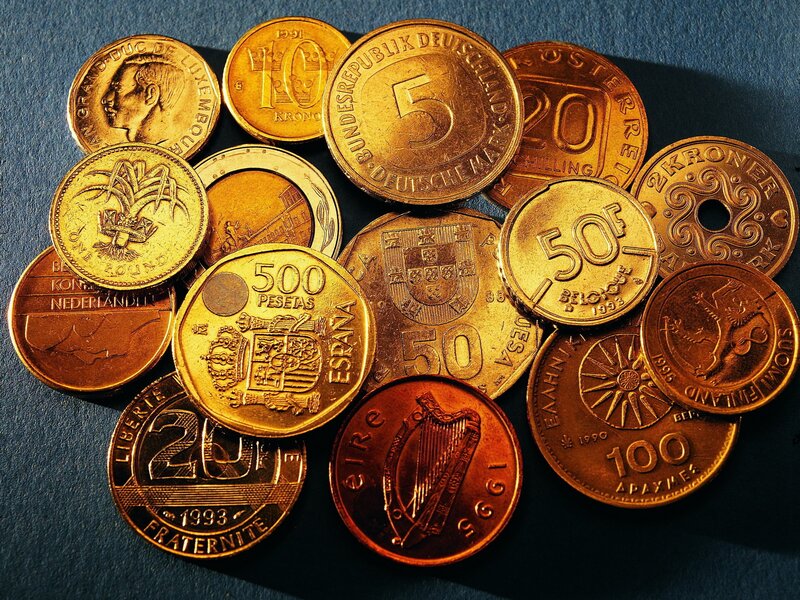 collection of foreign coins