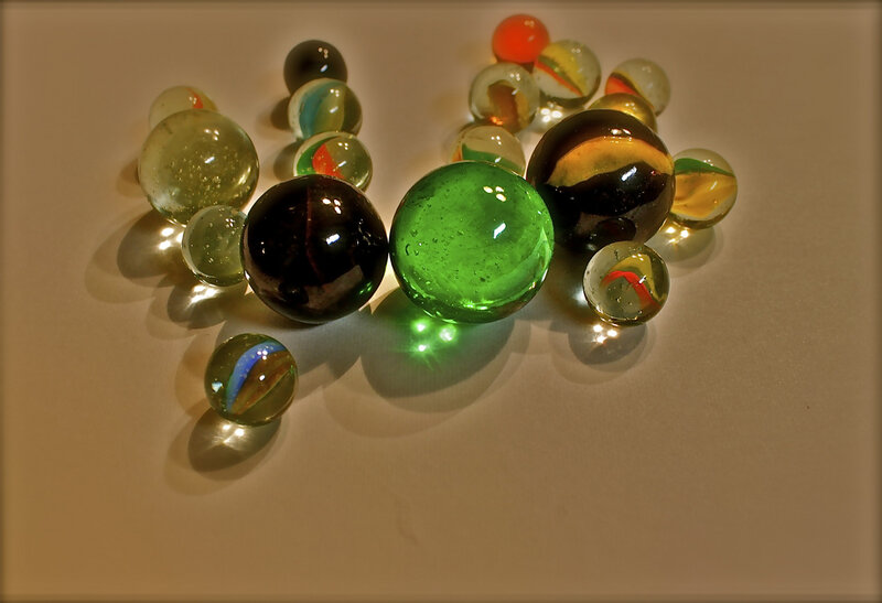 Collection of Glass Marbles