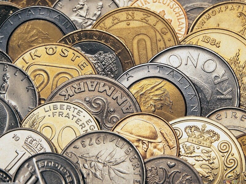 collection of international coins