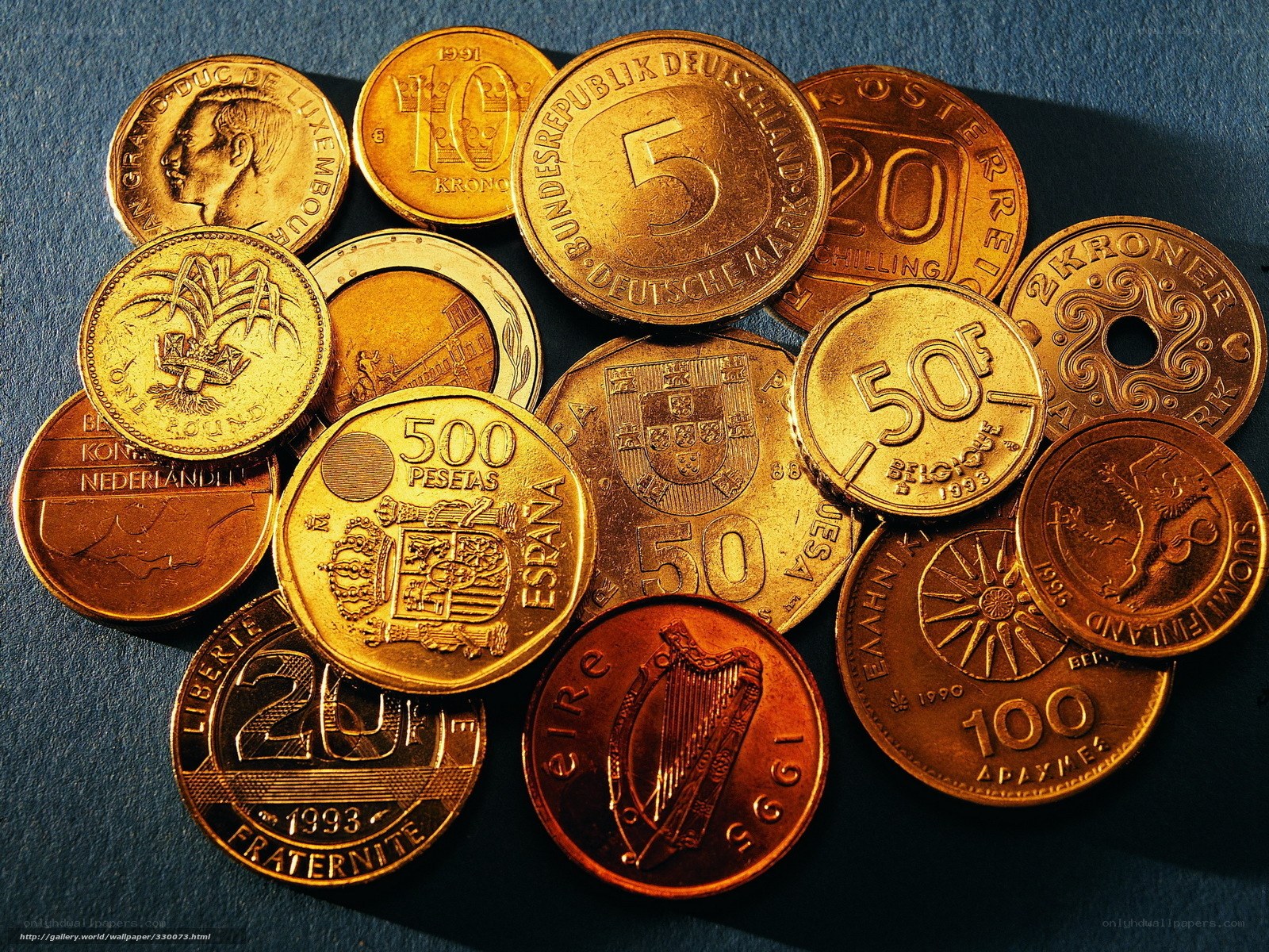 collection of international coins