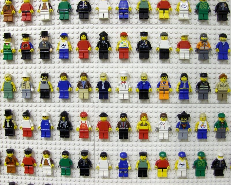 Collection of Lego Minifigures — White