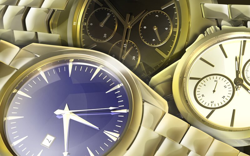 collection of luxury watches