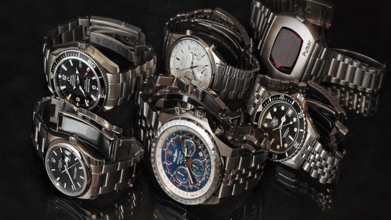 collection of luxury watches