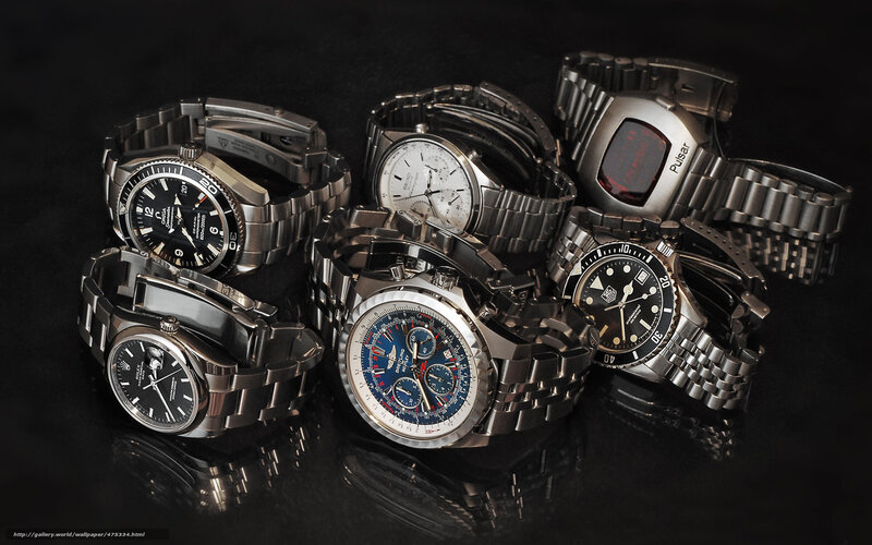 Collection of Luxury Watches — Black, Dramatic