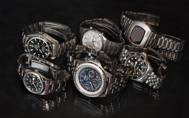 Collection of Luxury Watches — Black