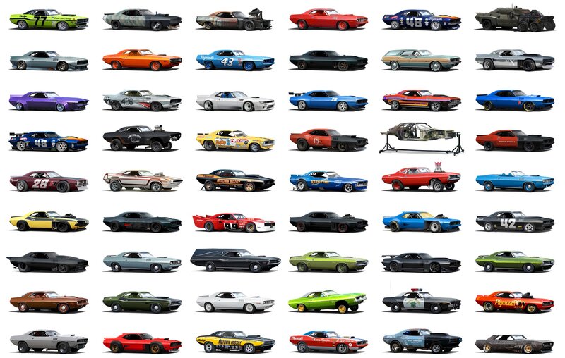 Collection of Model Cars — Black