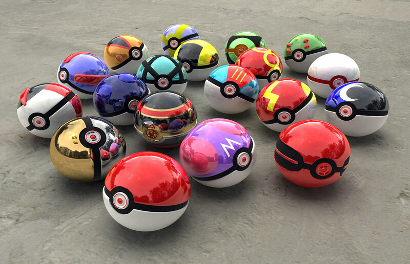 Collection of Poké Balls