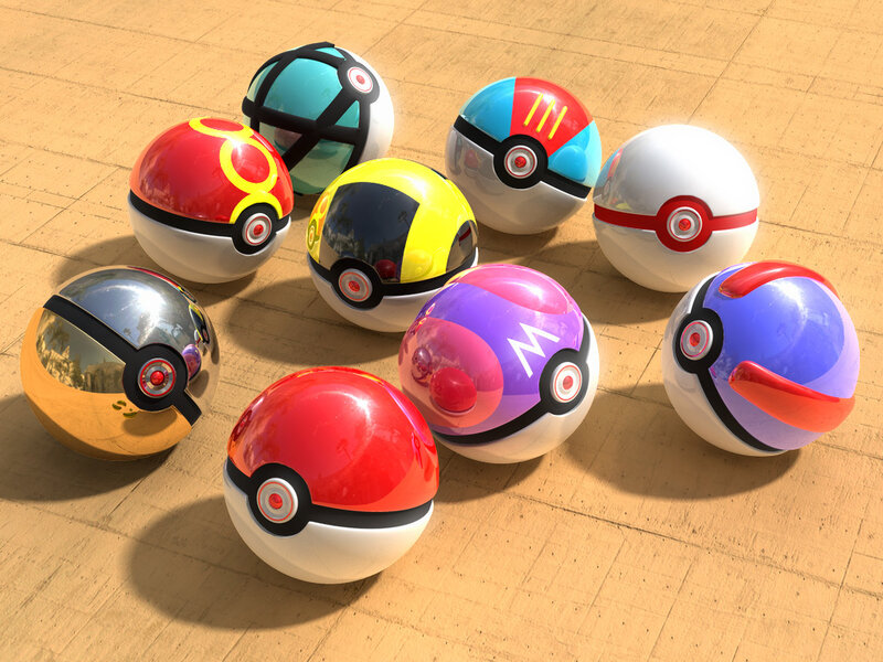 Collection of Poké Balls