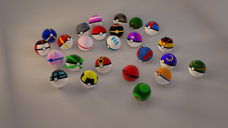 Collection of Poké Balls