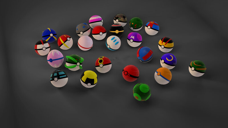 Collection of Poké Balls