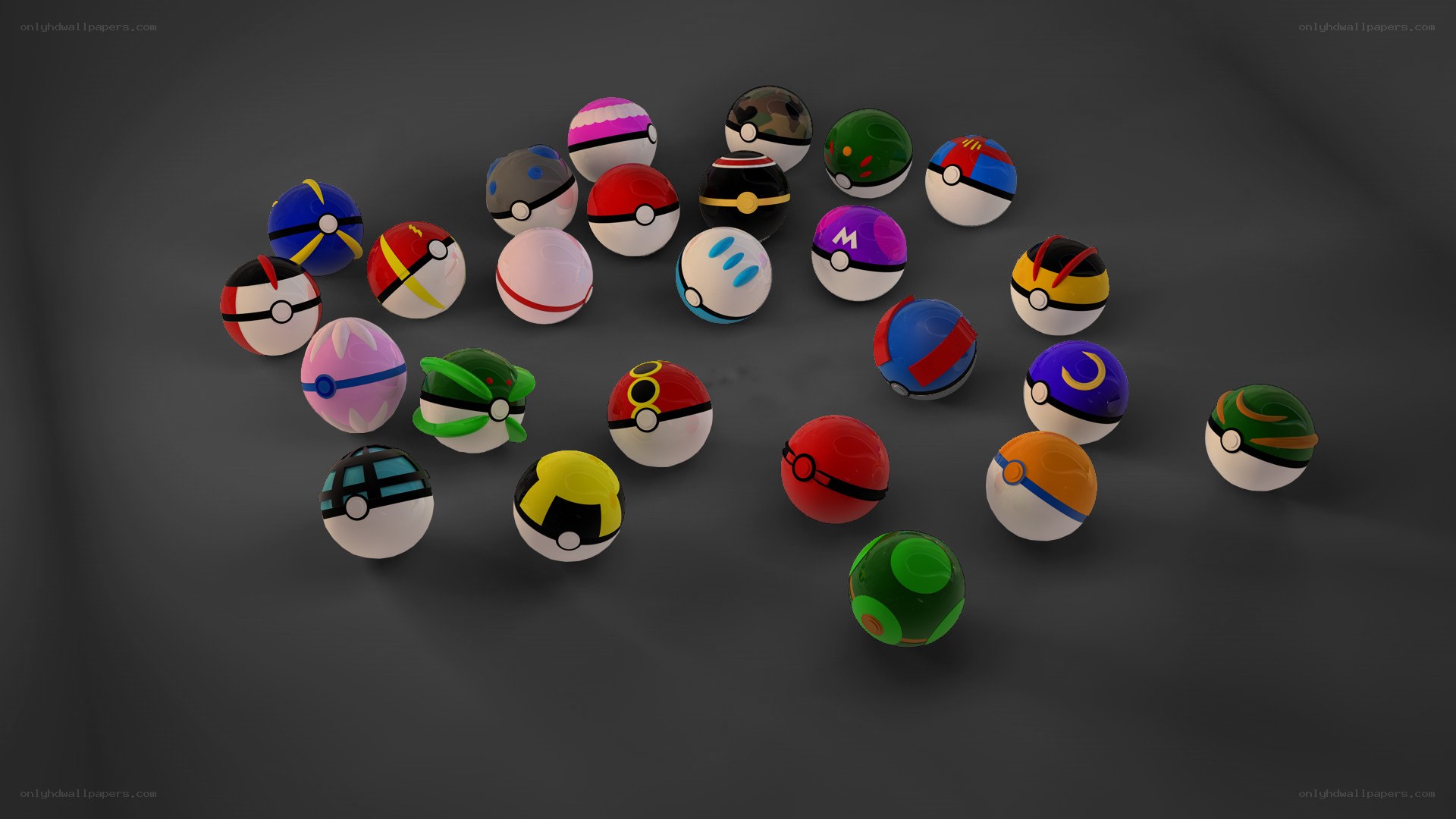 Collection of Poké Balls