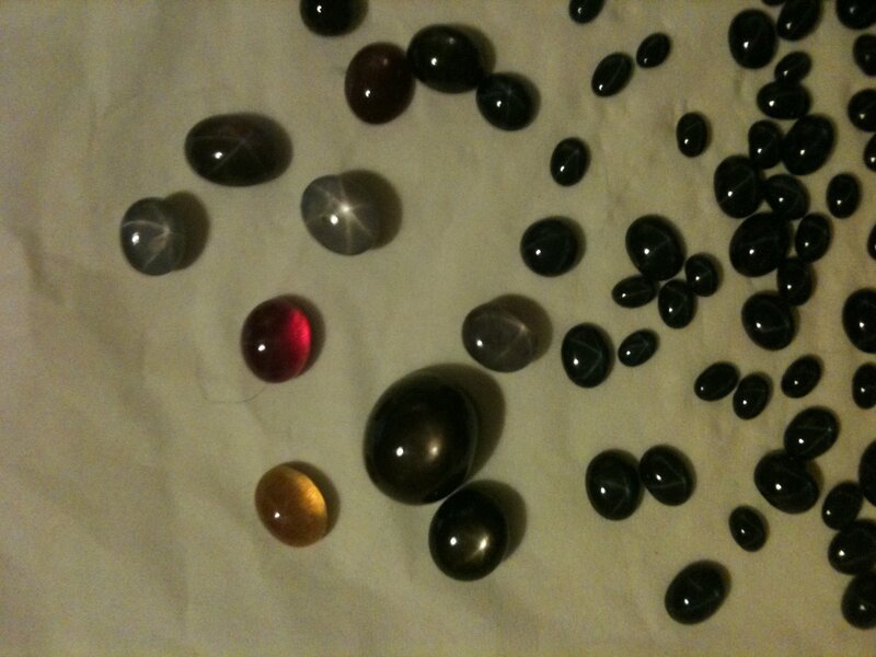 collection of polished gemstones