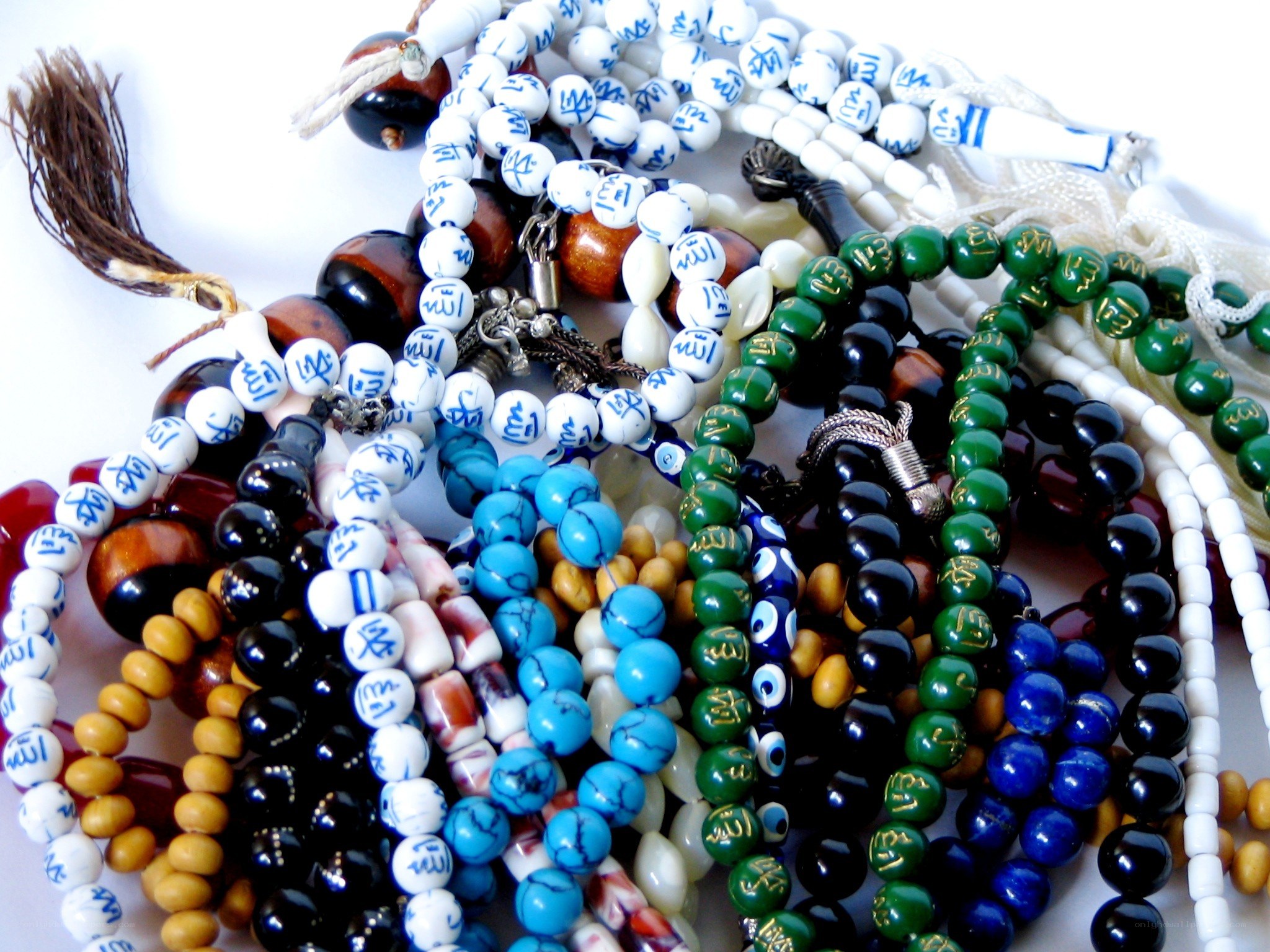 collection of prayer beads