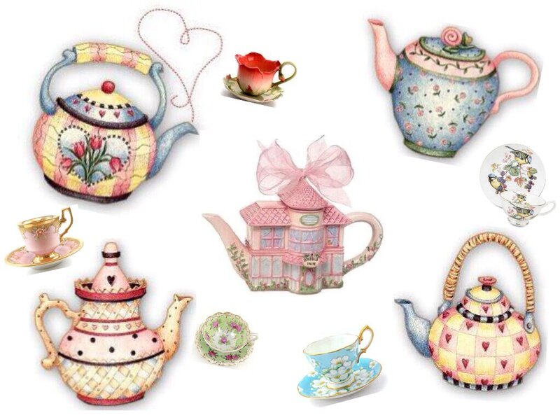 Collection of Teapots and Cups