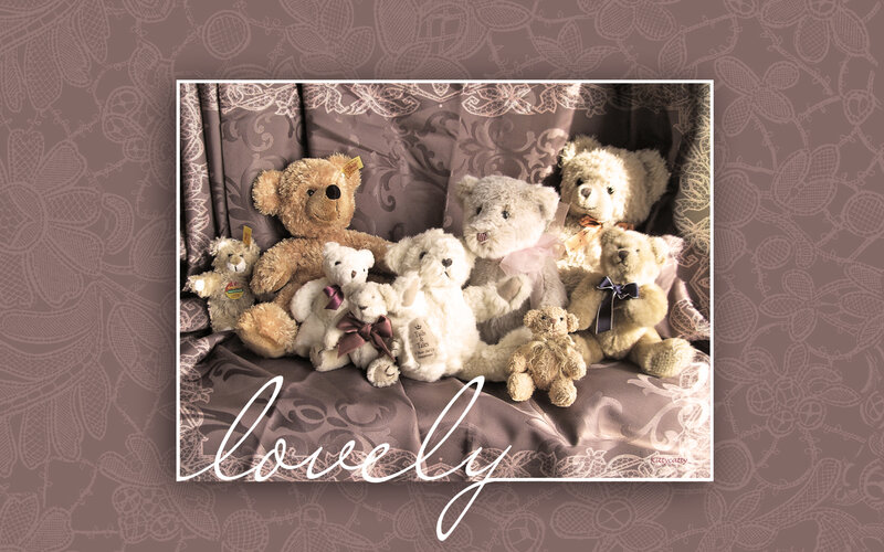 Collection of Teddy Bears — Brown